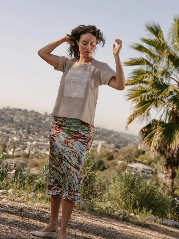 Perfect Tee - Pointelle Doily made by CARLEEN