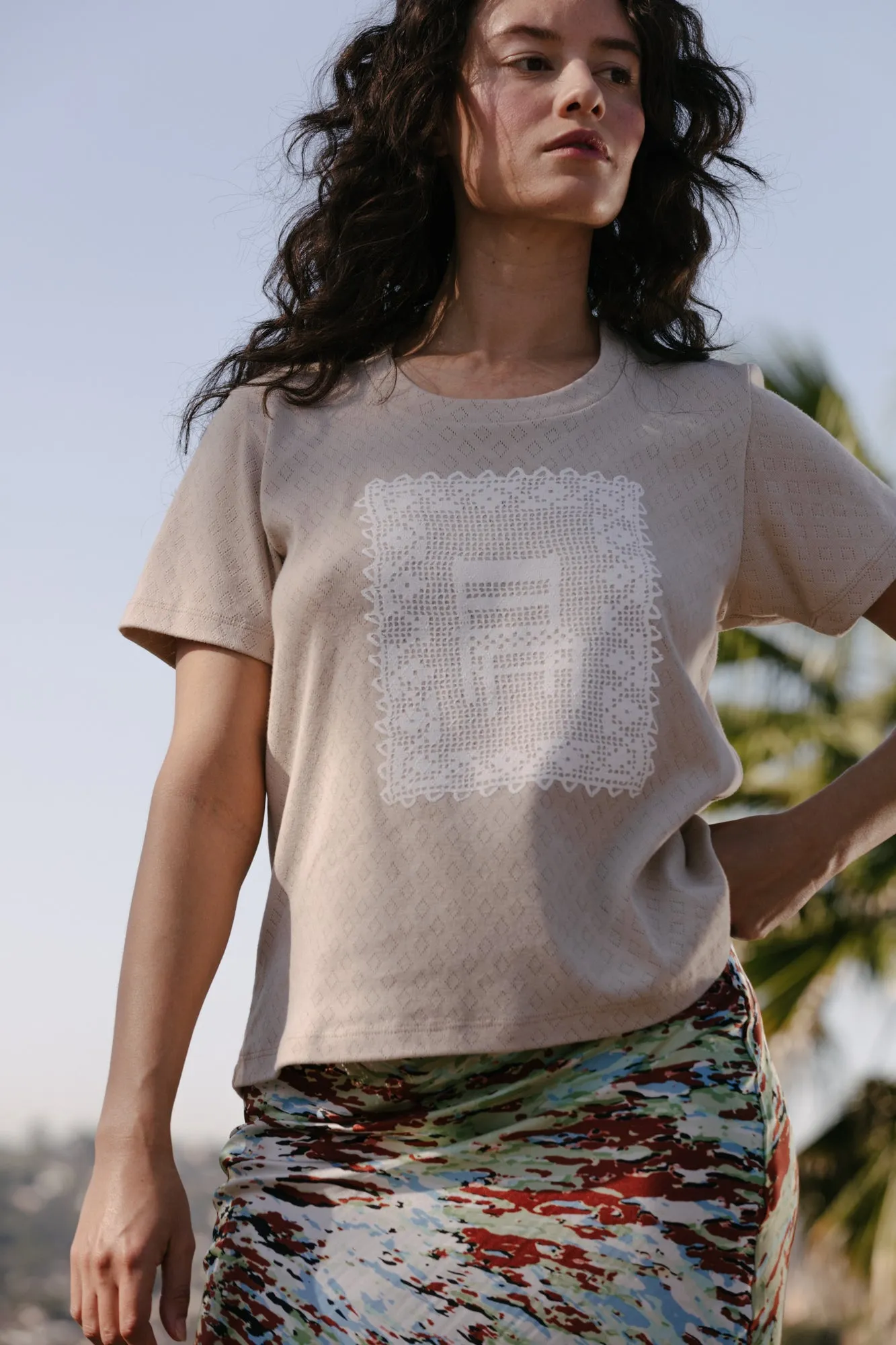 Perfect Tee - Pointelle Doily sold by CARLEEN product image thumbnail 2