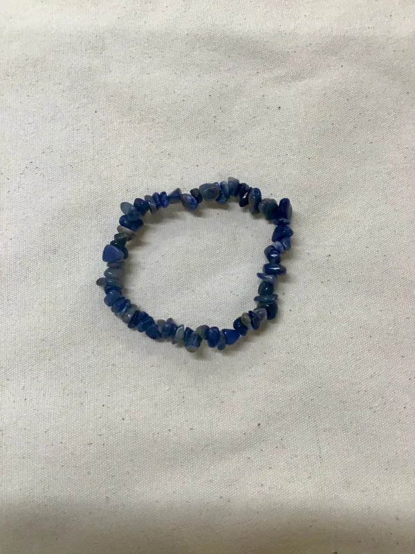 Sodalite Chip Bracelet sold by Beaumont Organic