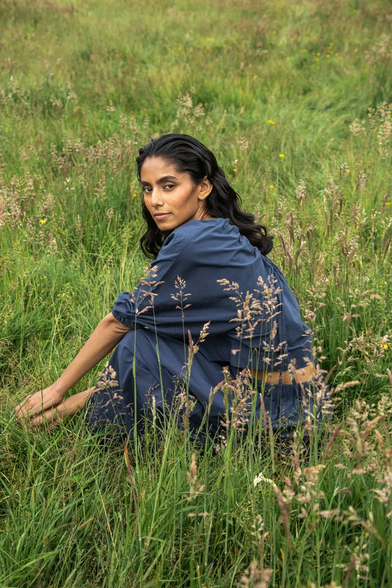 Goldie Organic Cotton Skirt in Midnight sold by Beaumont Organic product image thumbnail 4