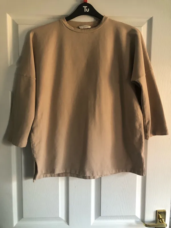 Soma Organic Cotton Sweatshirt in Crepe Size XS Preloved sold by Beaumont Organic