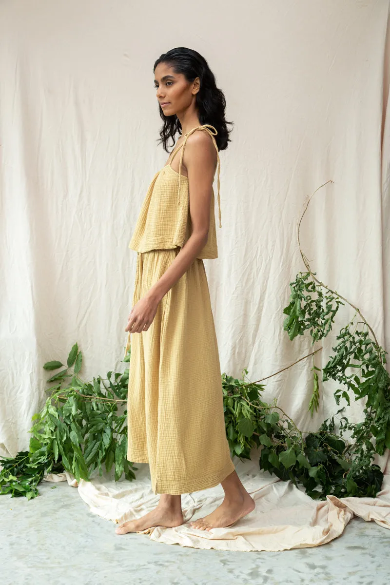 Janis Organic Cotton Top in Straw sold by Beaumont Organic product image thumbnail 5