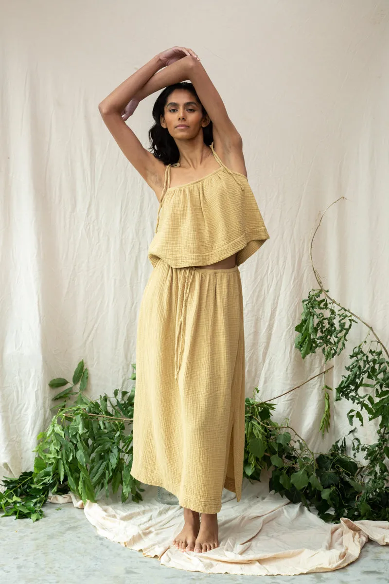 Janis Organic Cotton Top in Straw sold by Beaumont Organic product image thumbnail 4