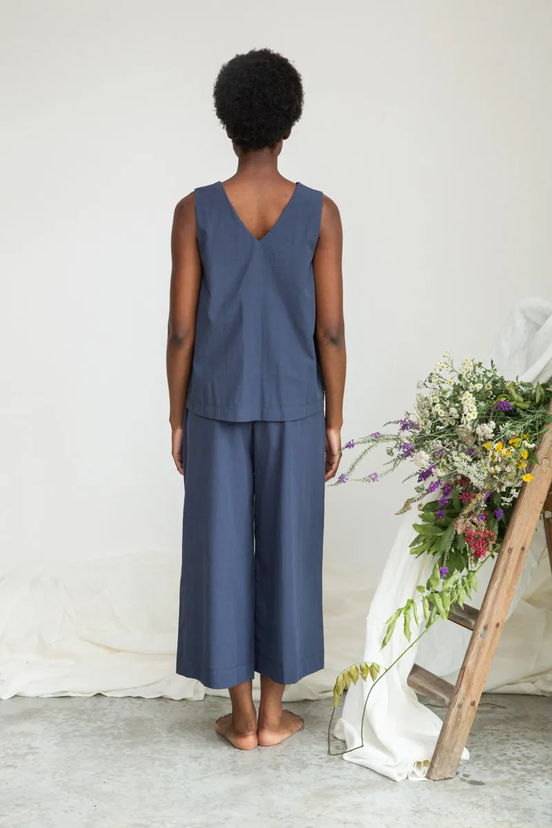 Azure Organic Cotton Top in Midnight sold by Beaumont Organic product image thumbnail 3
