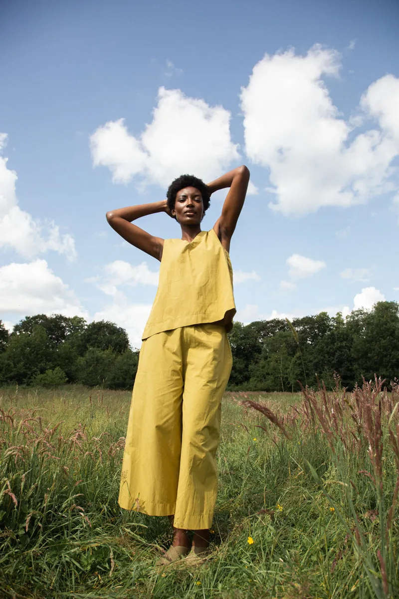 Azure Organic Cotton Top in Bright Olive sold by Beaumont Organic product image thumbnail 2