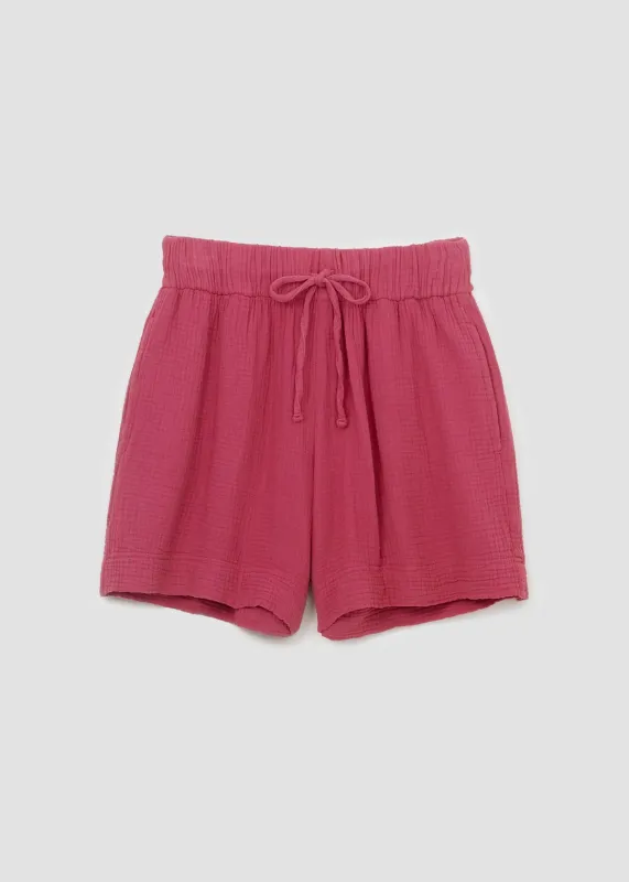 Arlo Organic Cotton Short in Rose made by Beaumont Organic