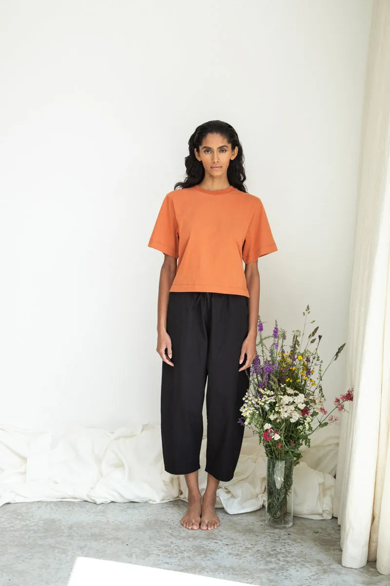 Bay Organic Cotton Top in Terracotta sold by Beaumont Organic