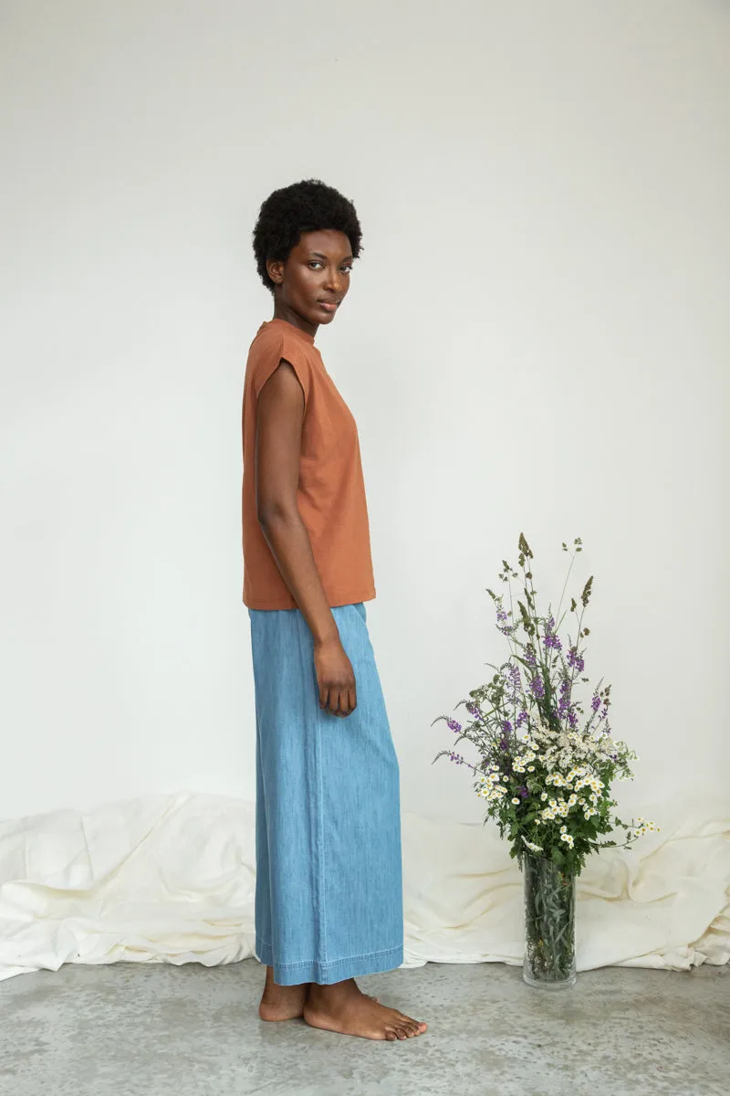 Aukai Organic Cotton Top in Russet sold by Beaumont Organic product image thumbnail 3