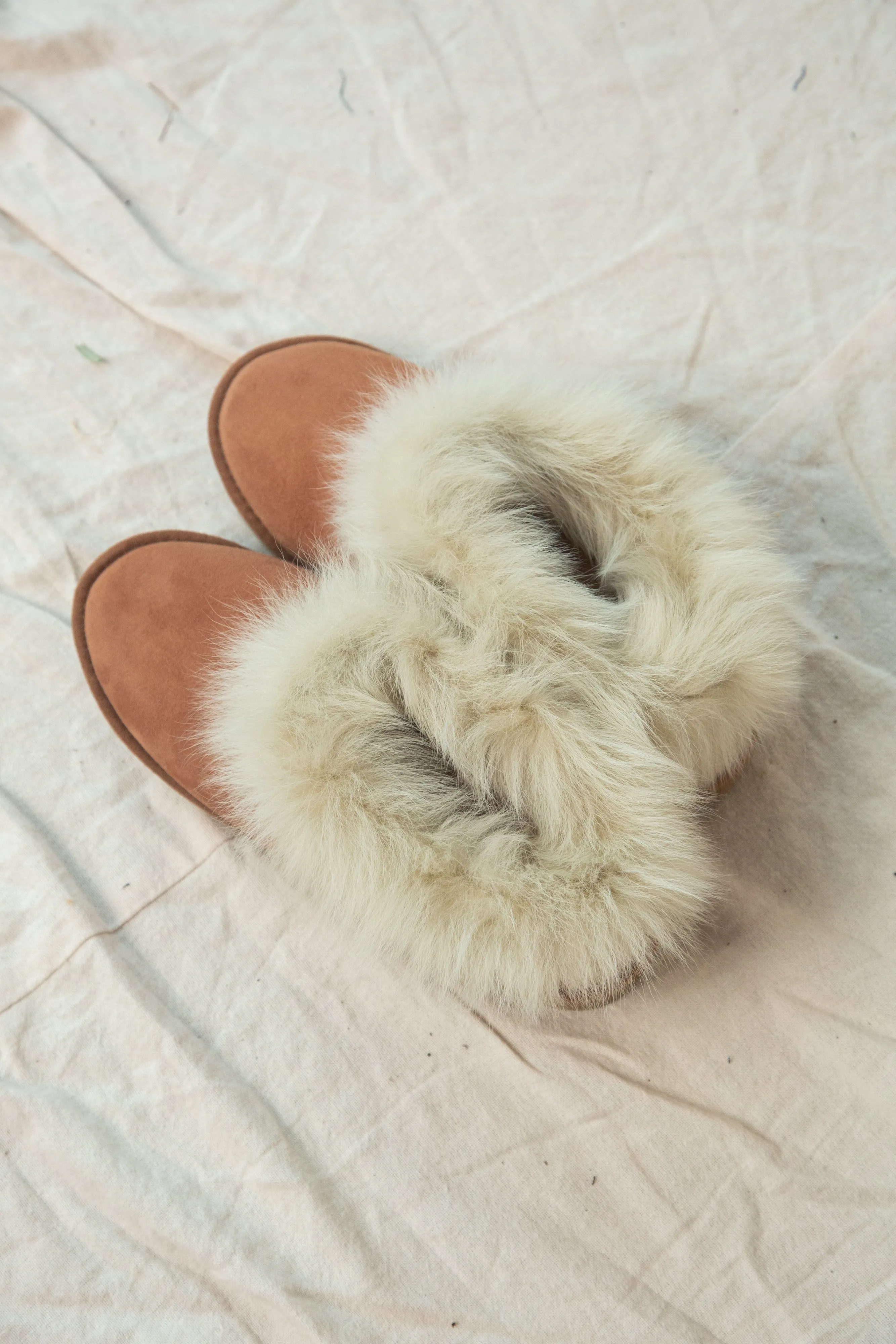 Rowan Sheepskin Slippers In Tan sold by Beaumont Organic product image thumbnail 2