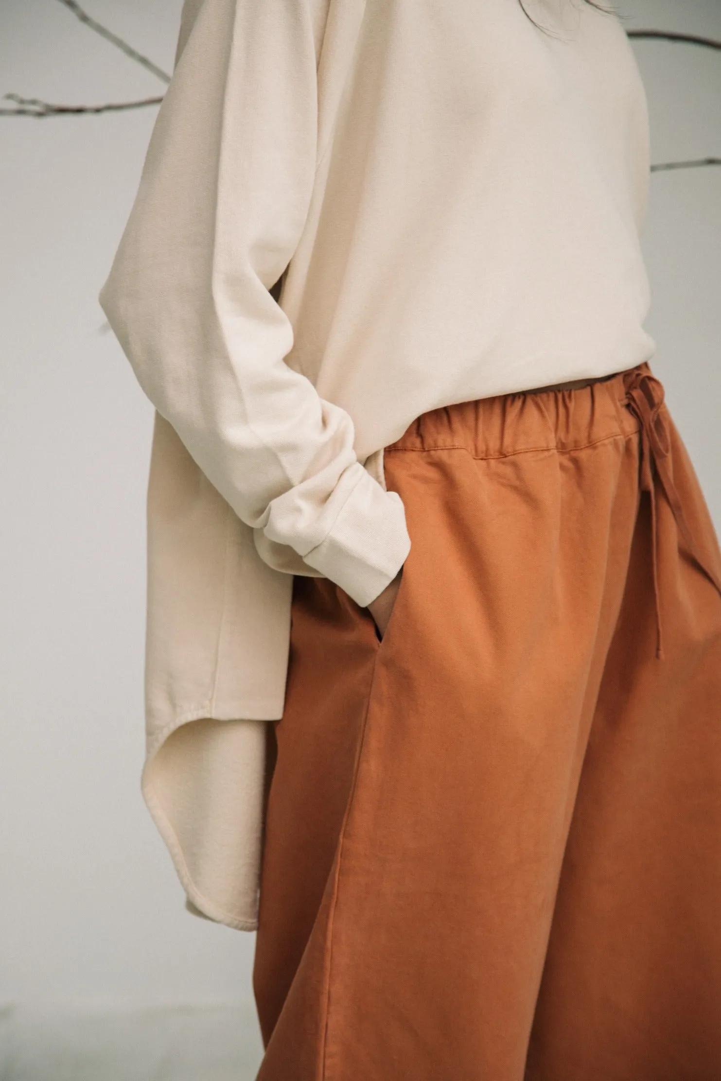 Cedar Organic Cotton Twill Trouser in Tortoiseshell sold by Beaumont Organic product image thumbnail 2