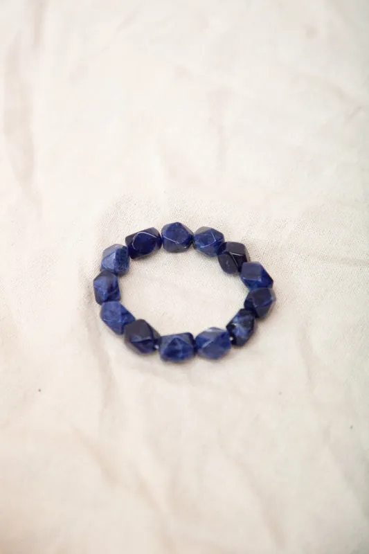 Sodalite Nugget Bracelet sold by Beaumont Organic