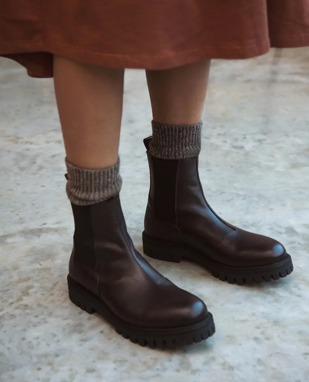 Milan Chelsea Boot In Brown sold by Beaumont Organic product image thumbnail 2