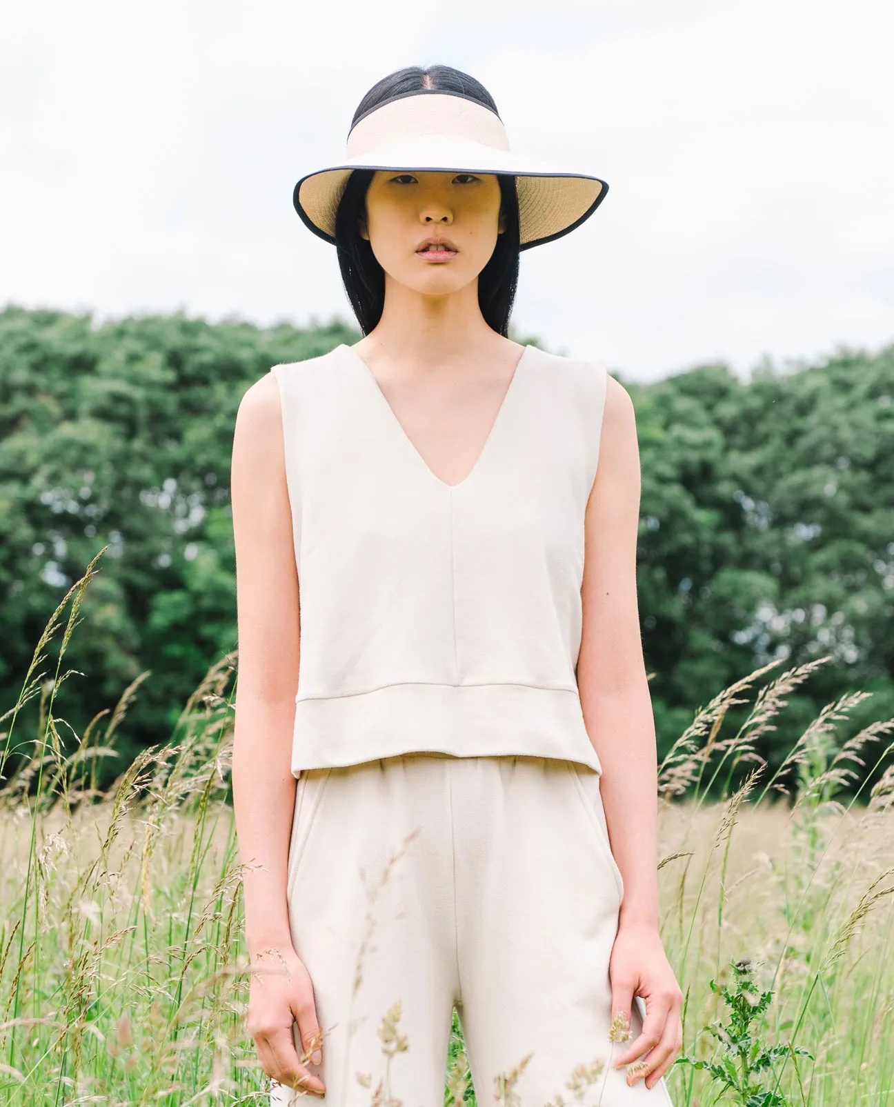 Visor Natural With Black Trim sold by Beaumont Organic product image thumbnail 3