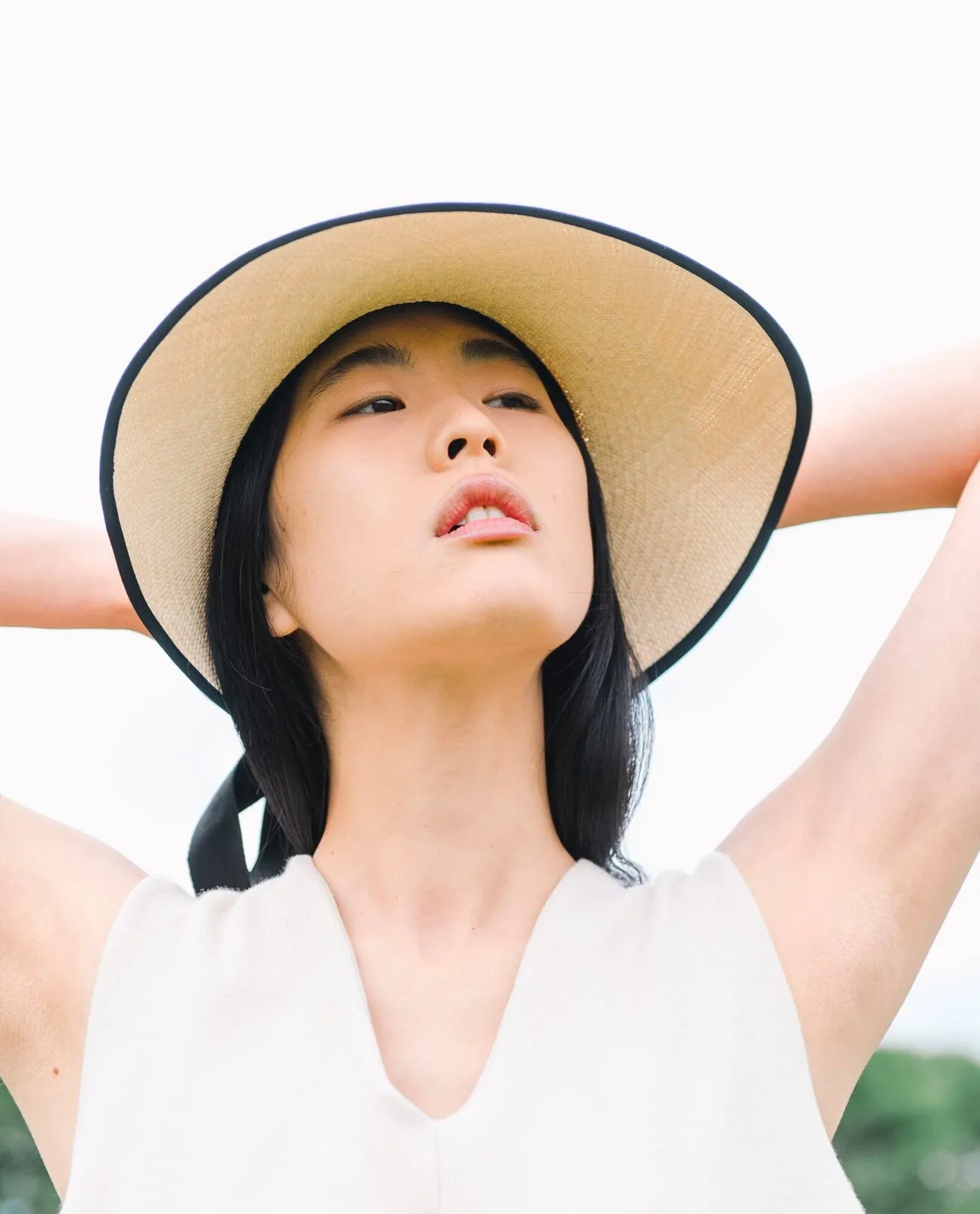 Visor Natural With Black Trim sold by Beaumont Organic