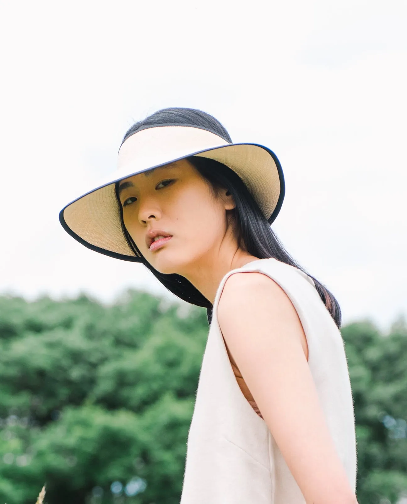 Visor Natural With Black Trim sold by Beaumont Organic product image thumbnail 2