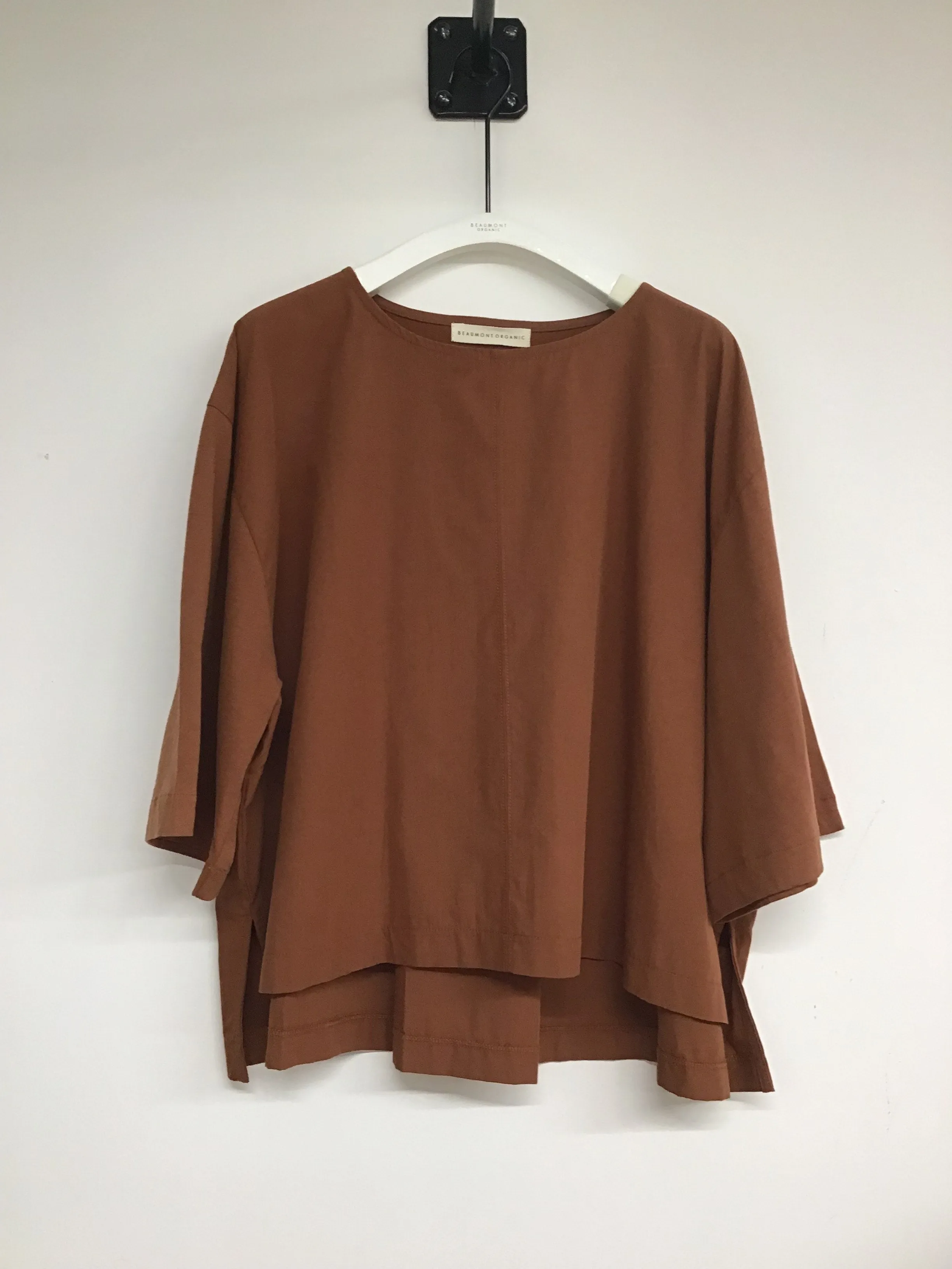 Shay Cotton Top in Russet S Preloved sold by Beaumont Organic