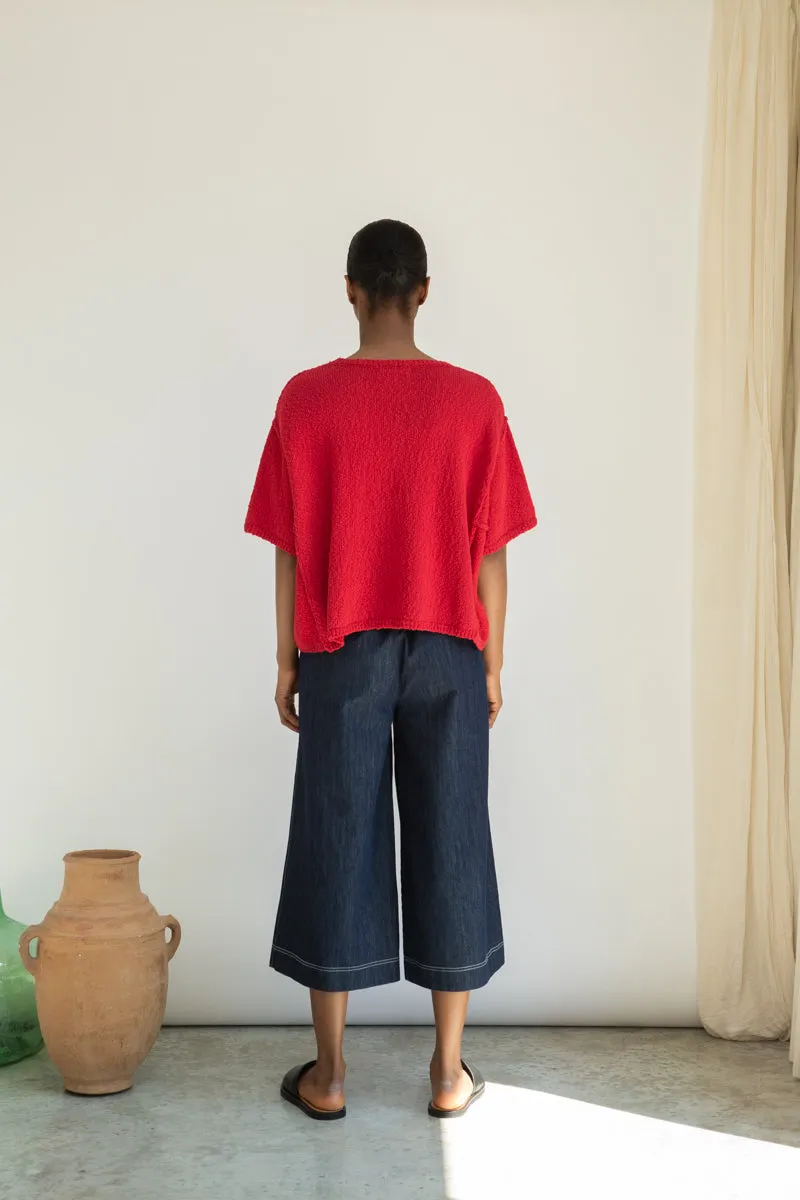 Nicole-Leigh Organic Cotton Denim Trousers in Indigo sold by Beaumont Organic product image thumbnail 5