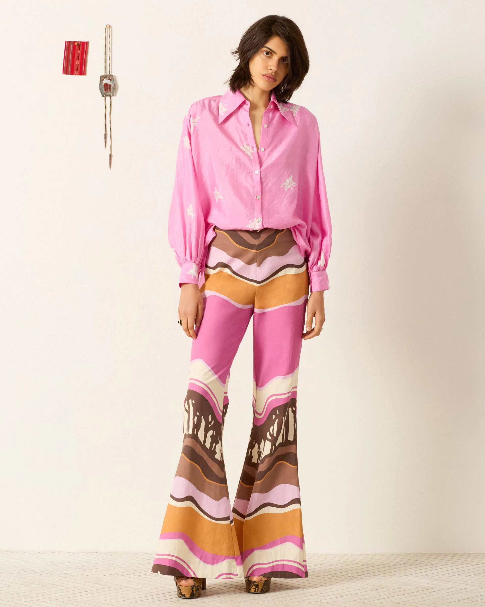 Emery Pink Jasmine Shirt sold by Alix of Bohemia product image thumbnail 3