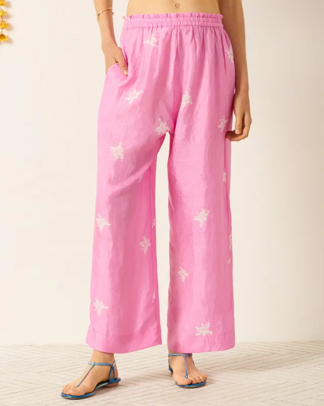 Otto Pink Jasmine Pant made by Alix of Bohemia