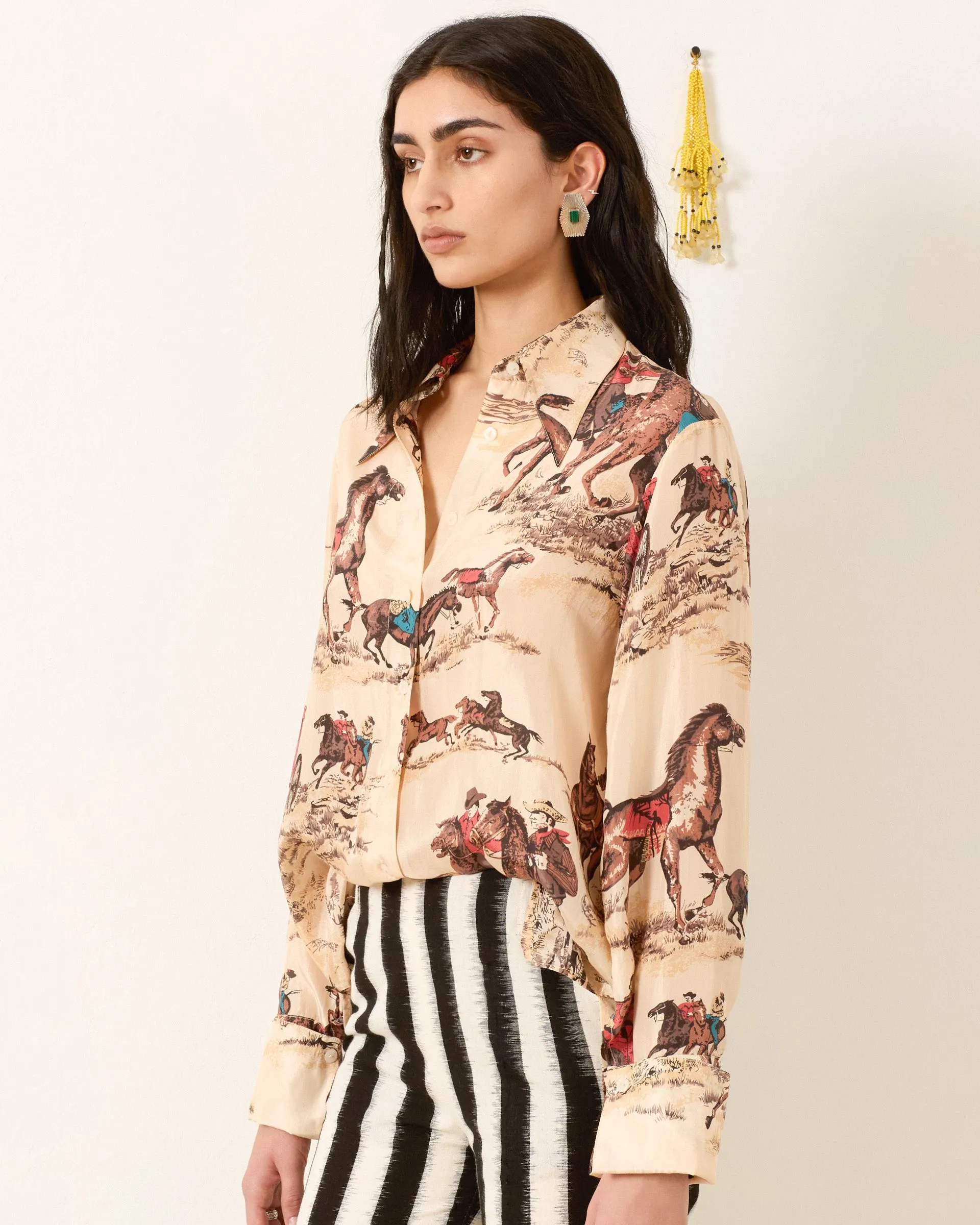 Dana Canyon Cowboy Silk Shirt sold by Alix of Bohemia product image thumbnail 4