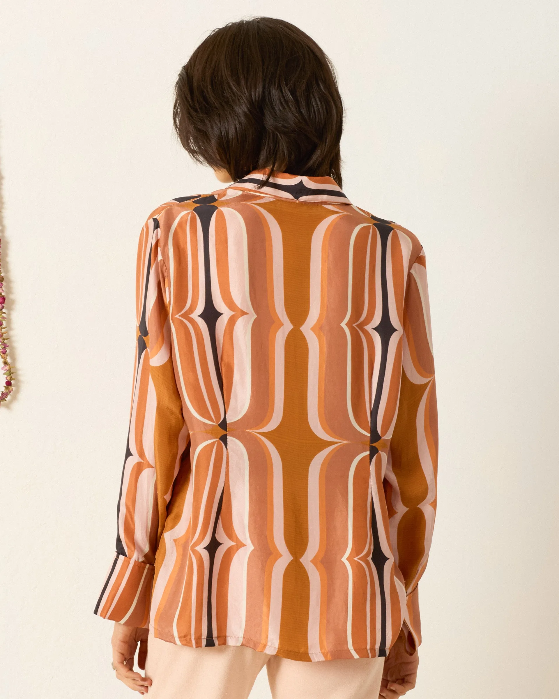 Dana Mesa Verde Silk Shirt sold by Alix of Bohemia product image thumbnail 2