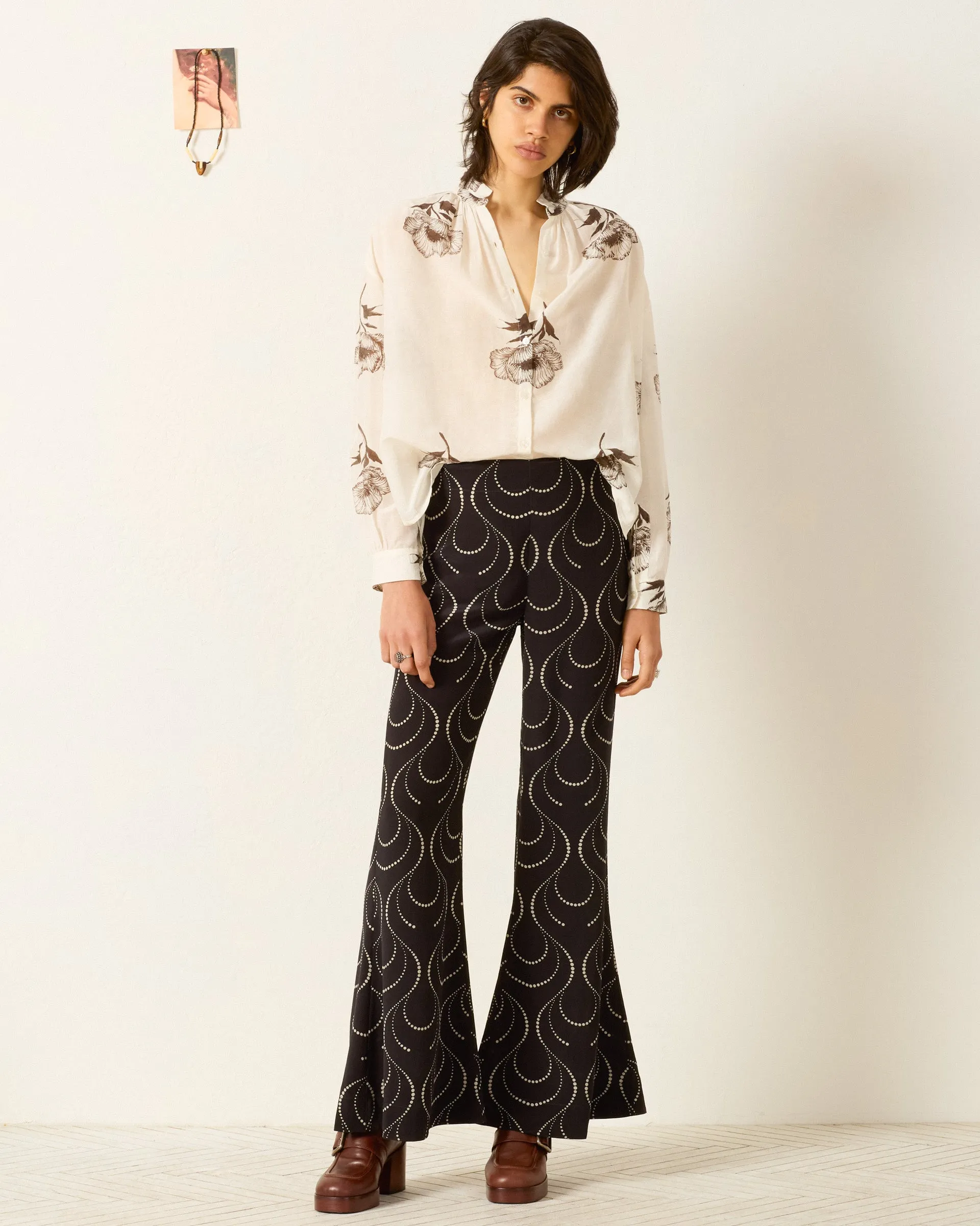 Kiki Obsidian Poppy Shirt sold by Alix of Bohemia product image thumbnail 3
