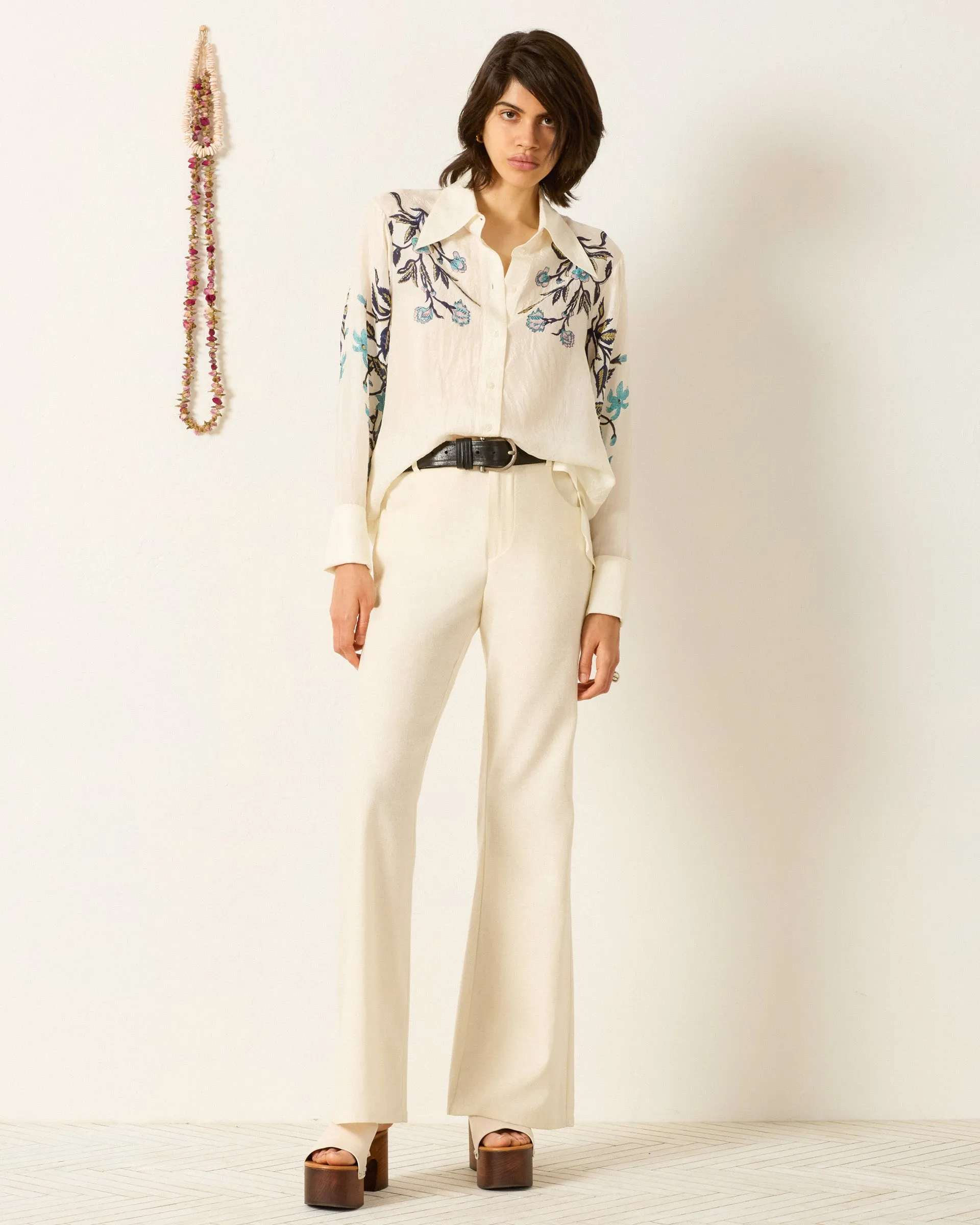 Dana Misted Lily Silk Shirt sold by Alix of Bohemia product image thumbnail 3