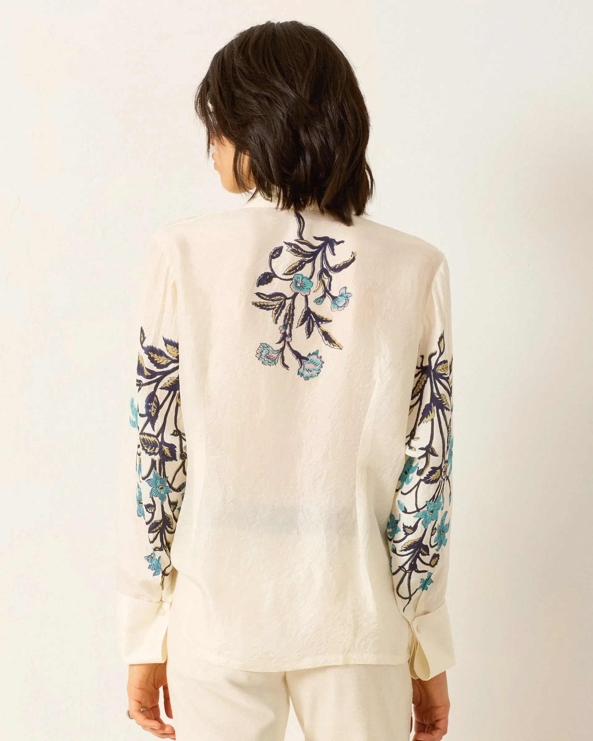 Dana Misted Lily Silk Shirt sold by Alix of Bohemia product image thumbnail 2