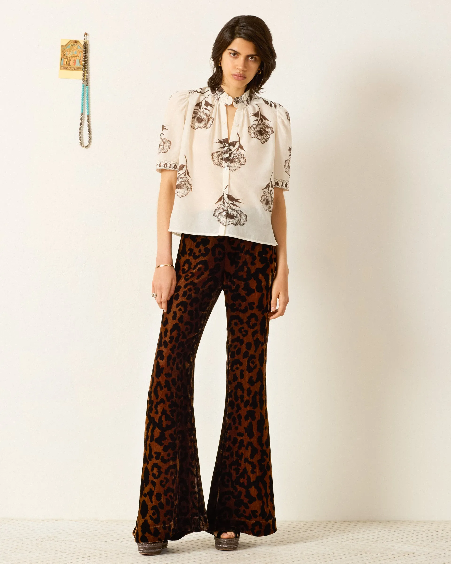 Winn Obsidian Poppy Shirt sold by Alix of Bohemia product image thumbnail 3