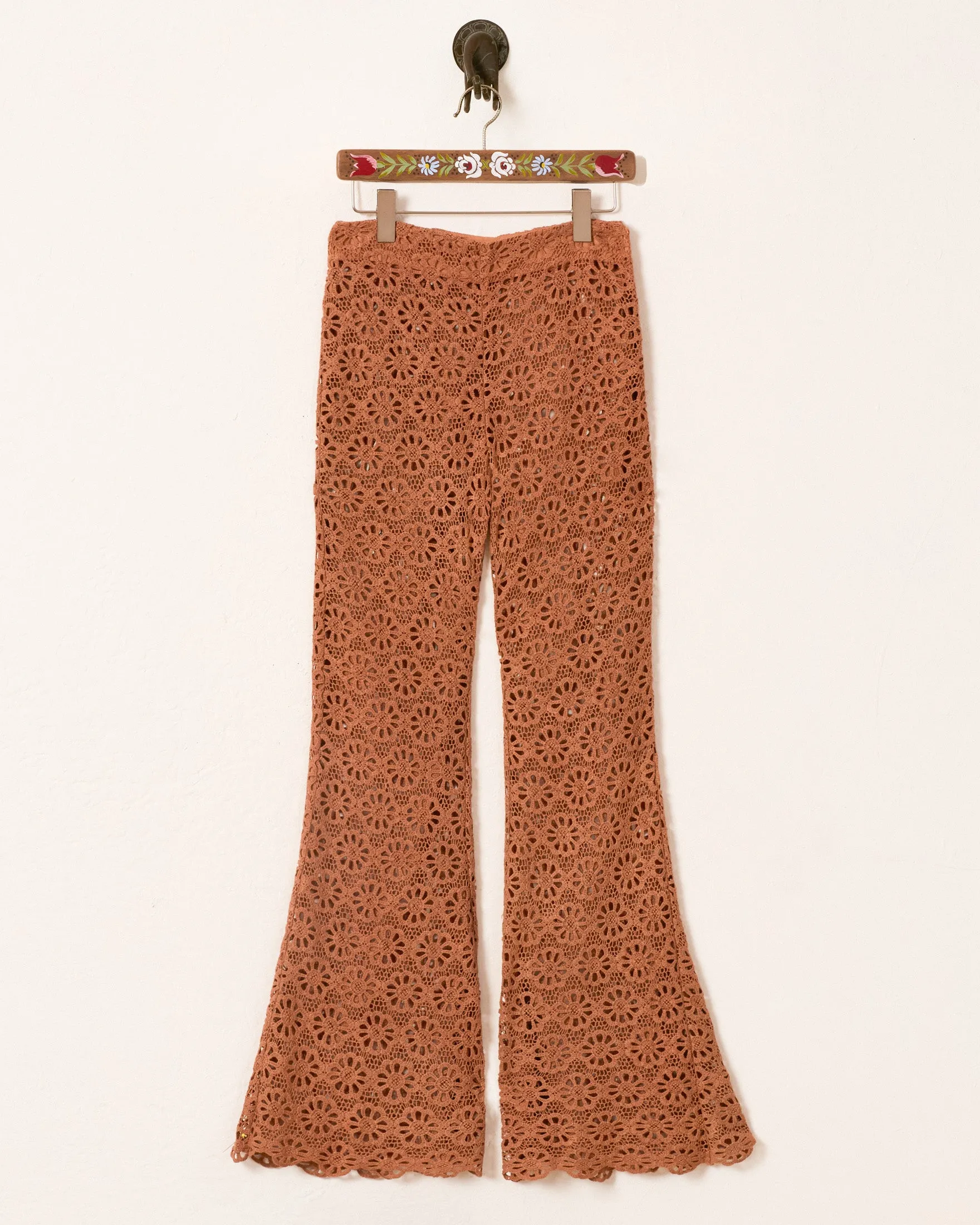 Farah Mocha Daisy Pant sold by Alix of Bohemia product image thumbnail 4