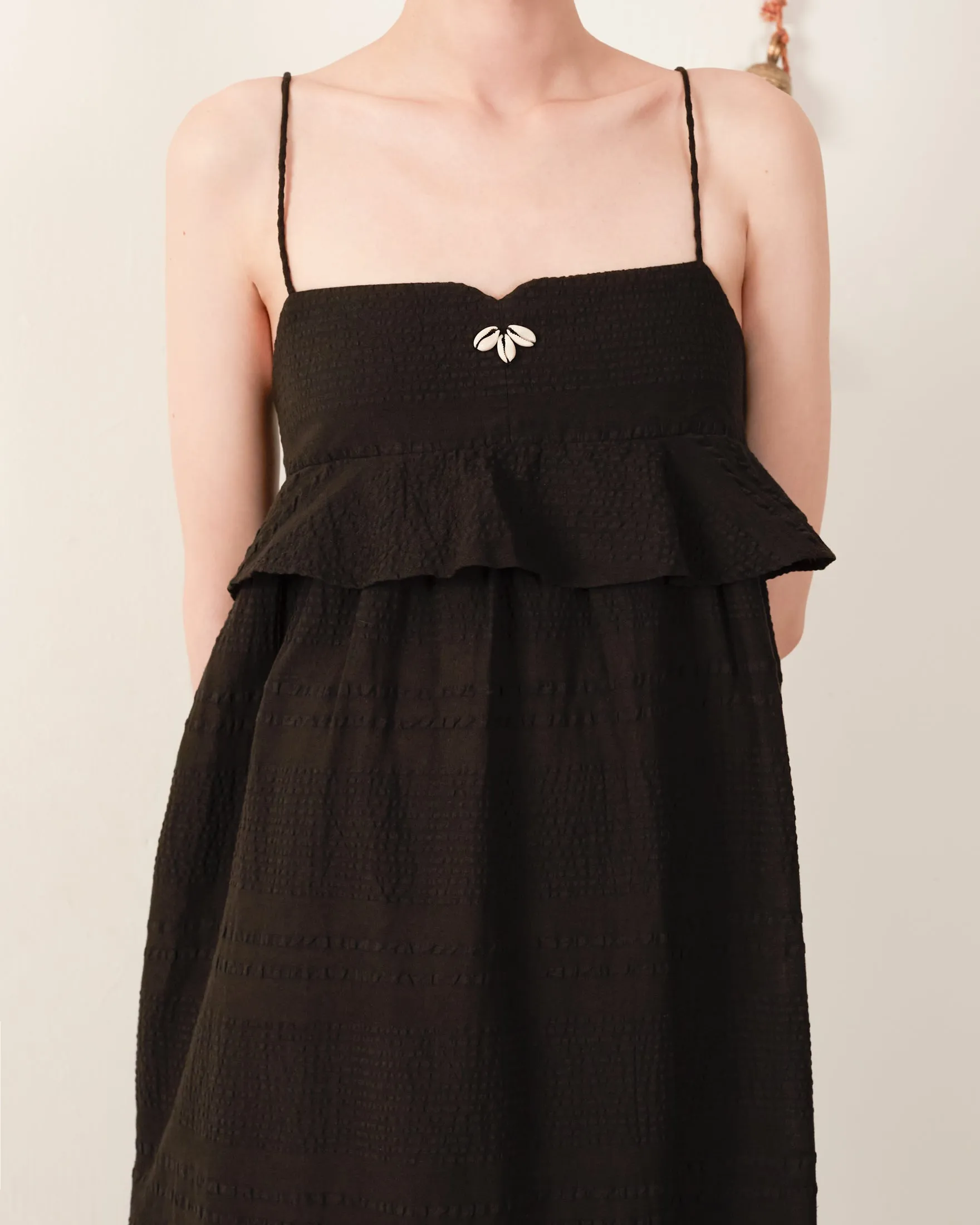 Martina Noir Seersucker Dress sold by Alix of Bohemia product image thumbnail 2