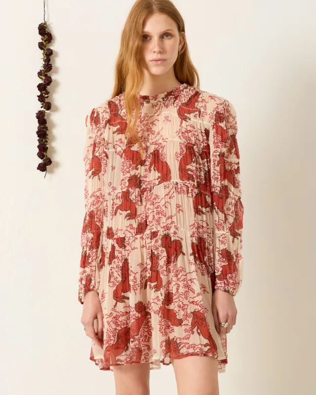 Juno Rouge Pegasus Dress made by Alix of Bohemia
