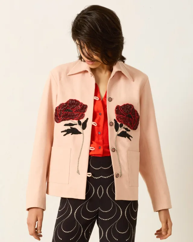Jude Ruby Poppy Jacket sold by Alix of Bohemia