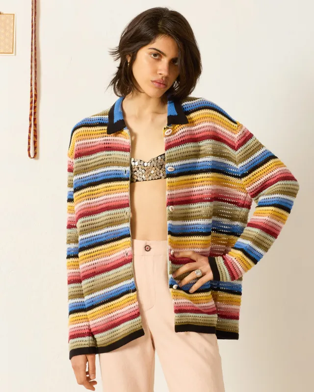 Emery Ombre Crochet Top made by Alix of Bohemia