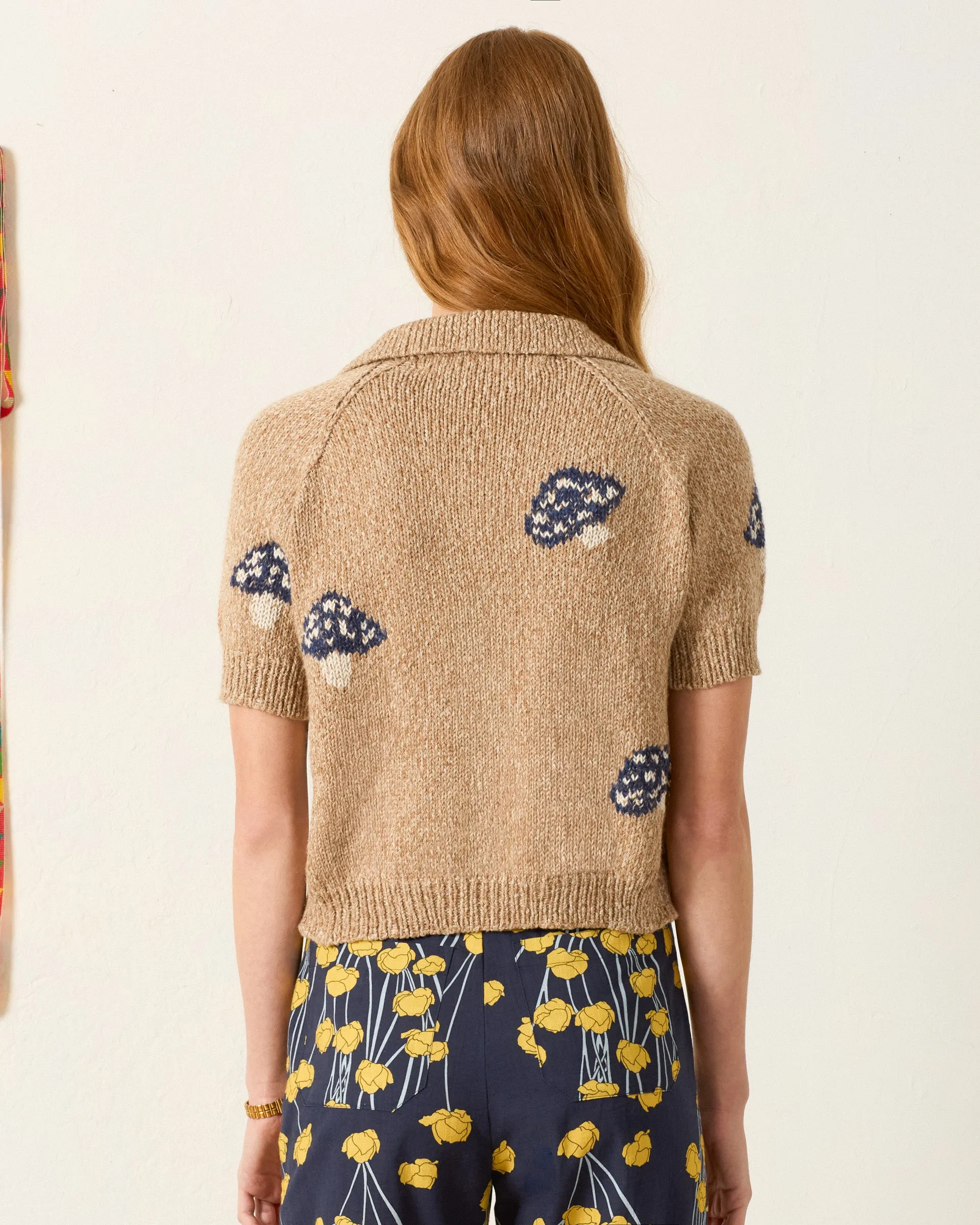 Lessi Mushroom Knit Top sold by Alix of Bohemia product image thumbnail 2