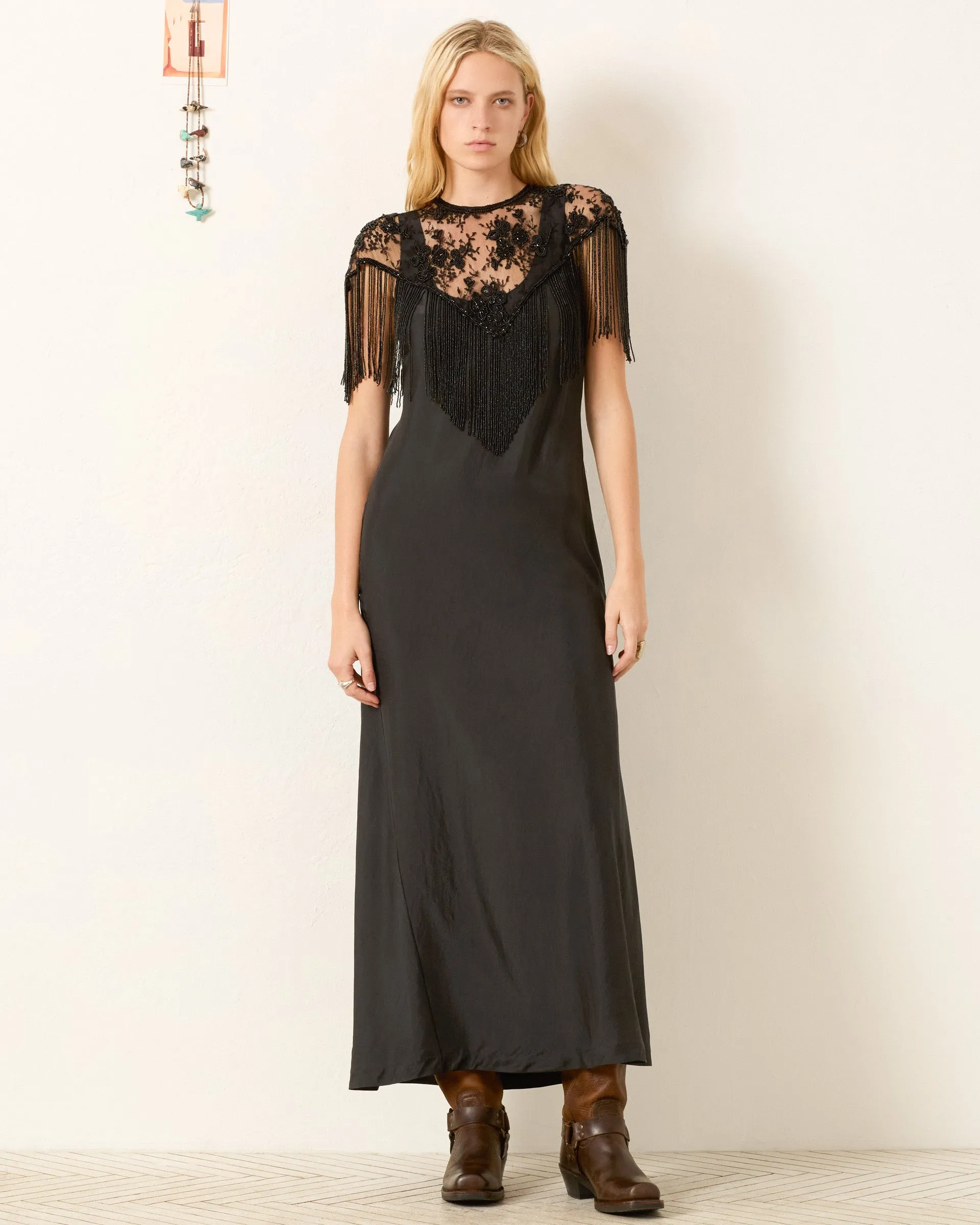 Flou Night Ride Lace Capelet sold by Alix of Bohemia product image thumbnail 4