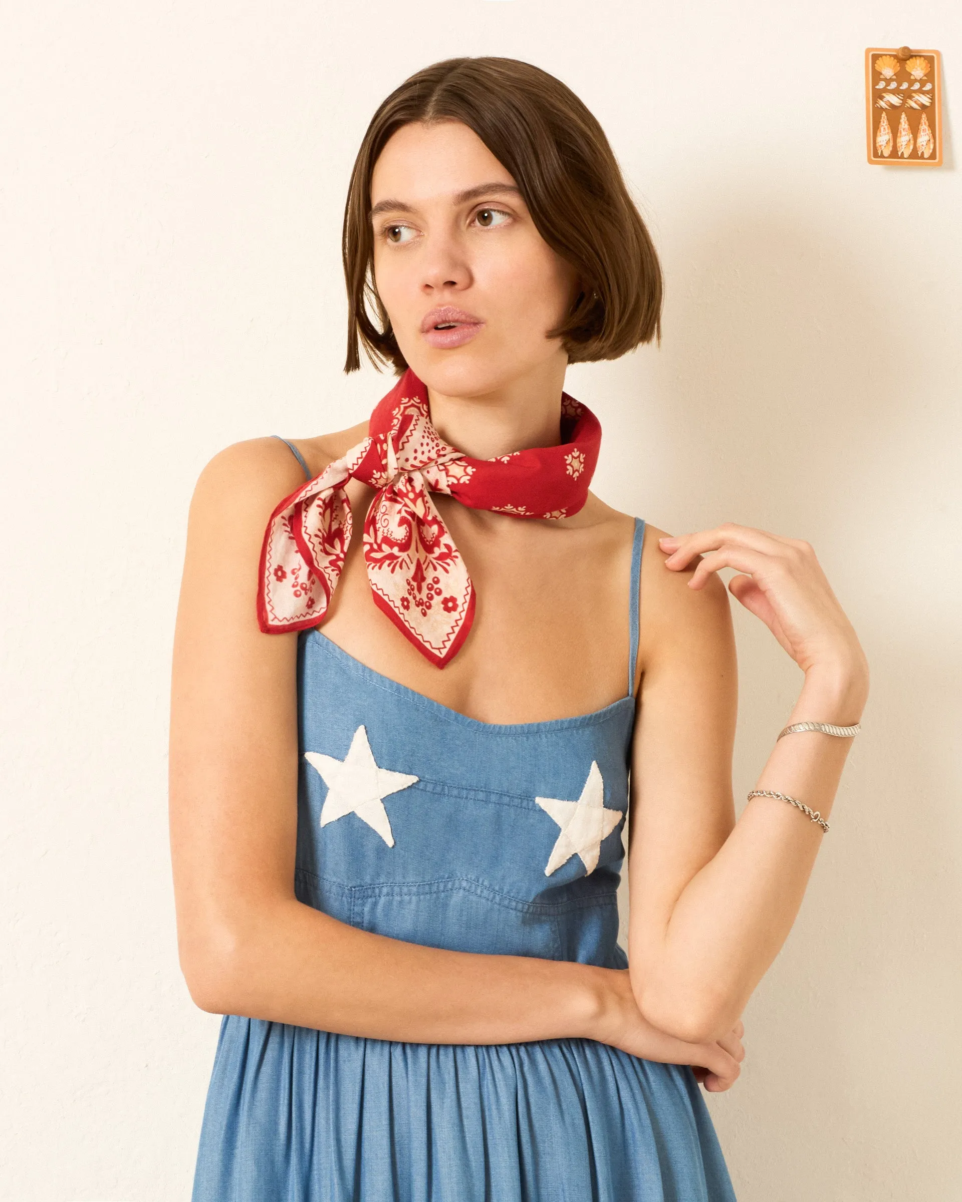 Beau Lava Bandana sold by Alix of Bohemia product image thumbnail 2