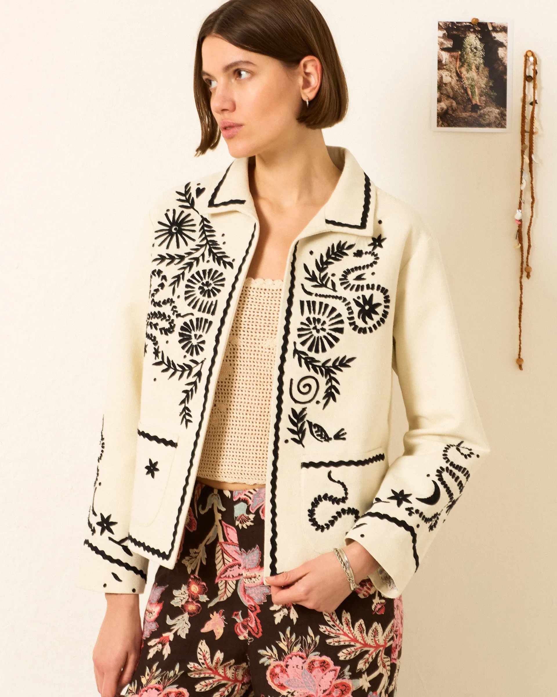 Francis Bone Snake Jacket sold by Alix of Bohemia product image thumbnail 5