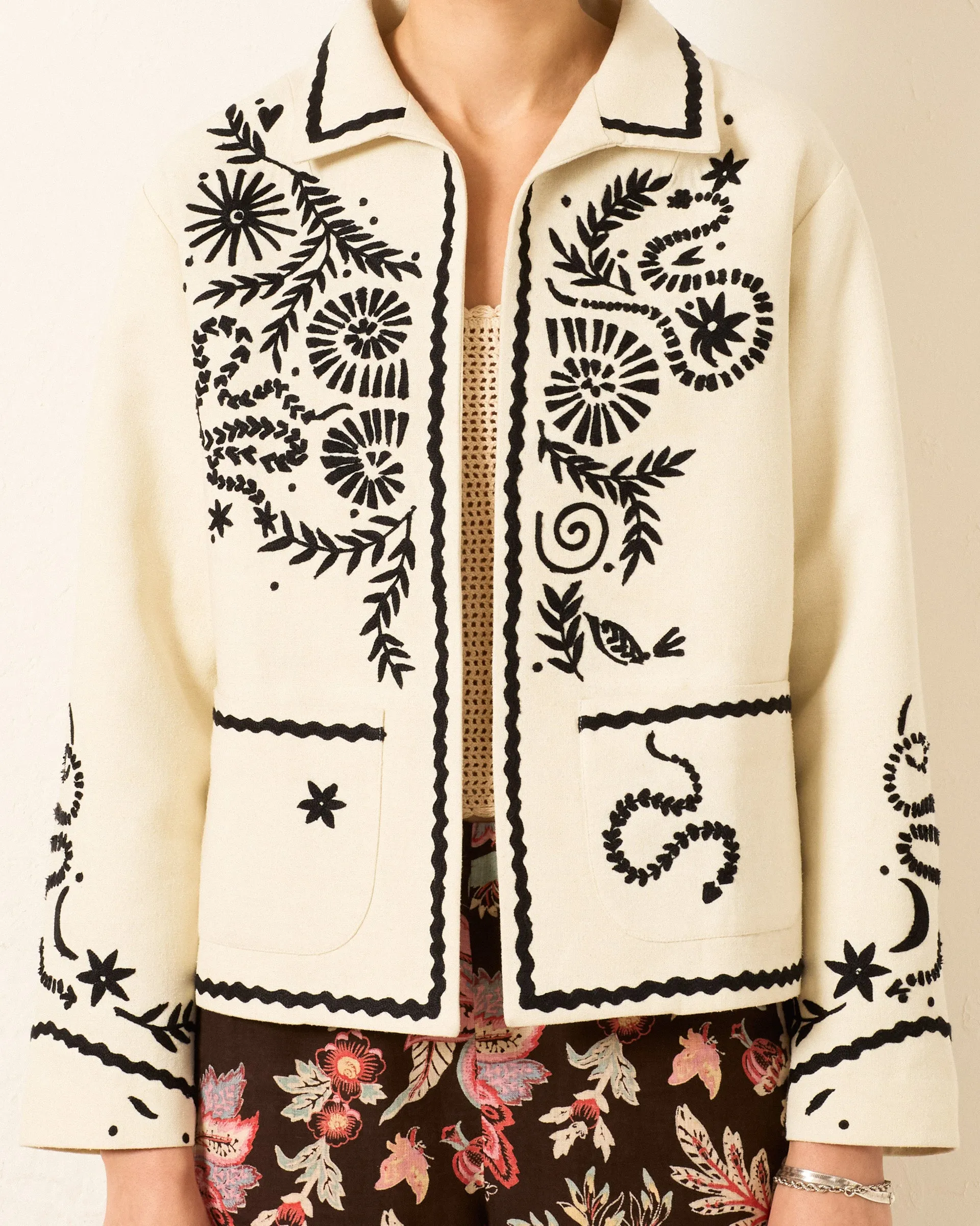 Francis Bone Snake Jacket sold by Alix of Bohemia product image thumbnail 4