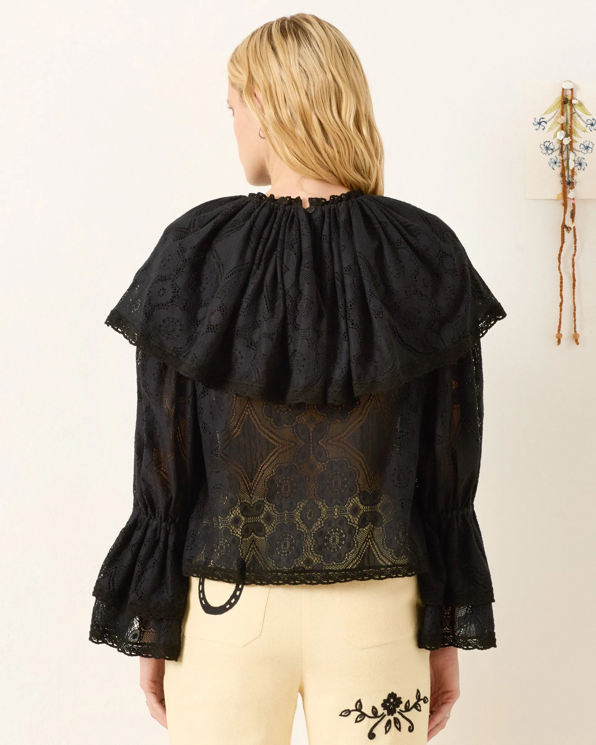 Eloise Shadow Lace Top sold by Alix of Bohemia product image thumbnail 5