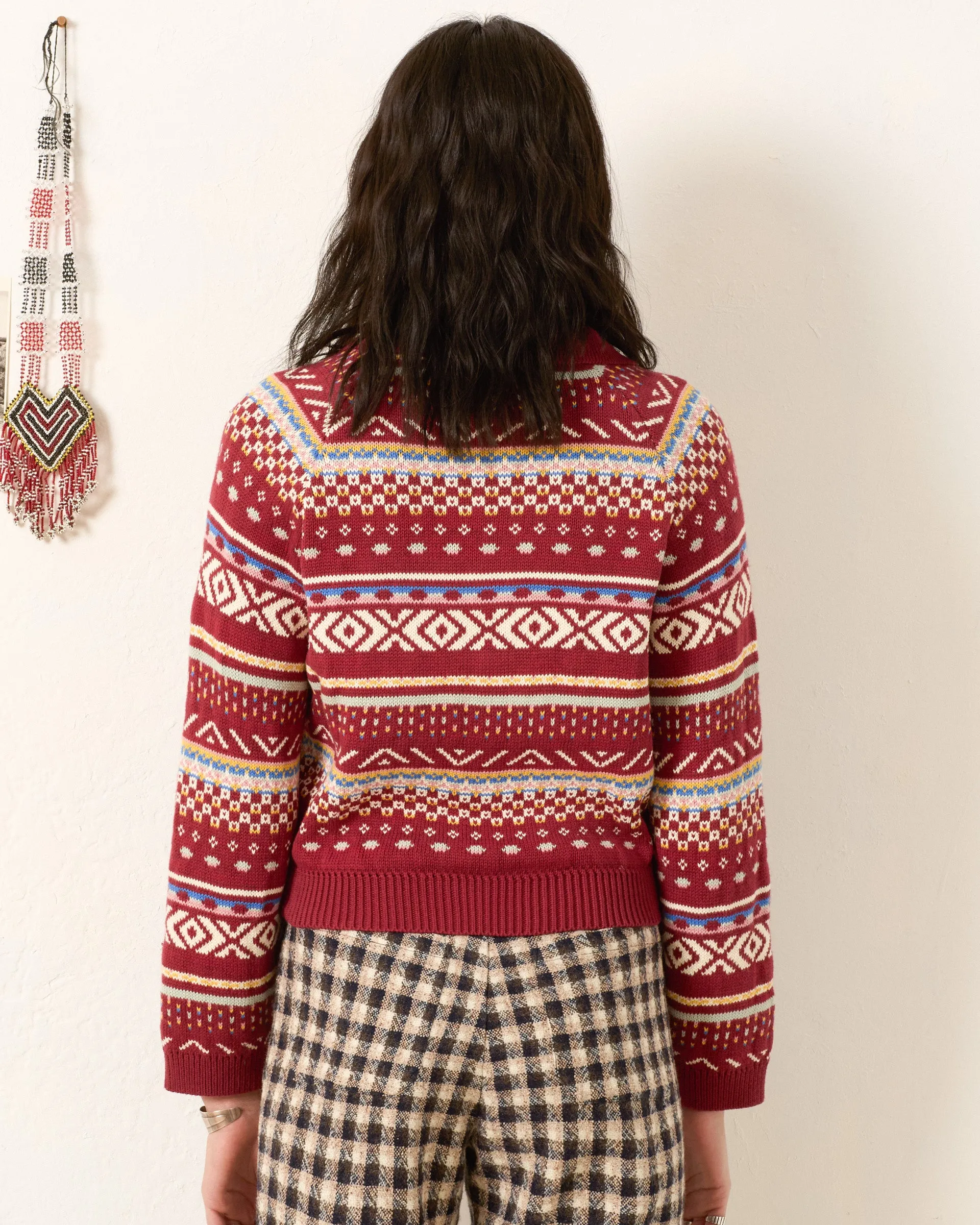Liza Mesa Fair Isle Top sold by Alix of Bohemia product image thumbnail 5