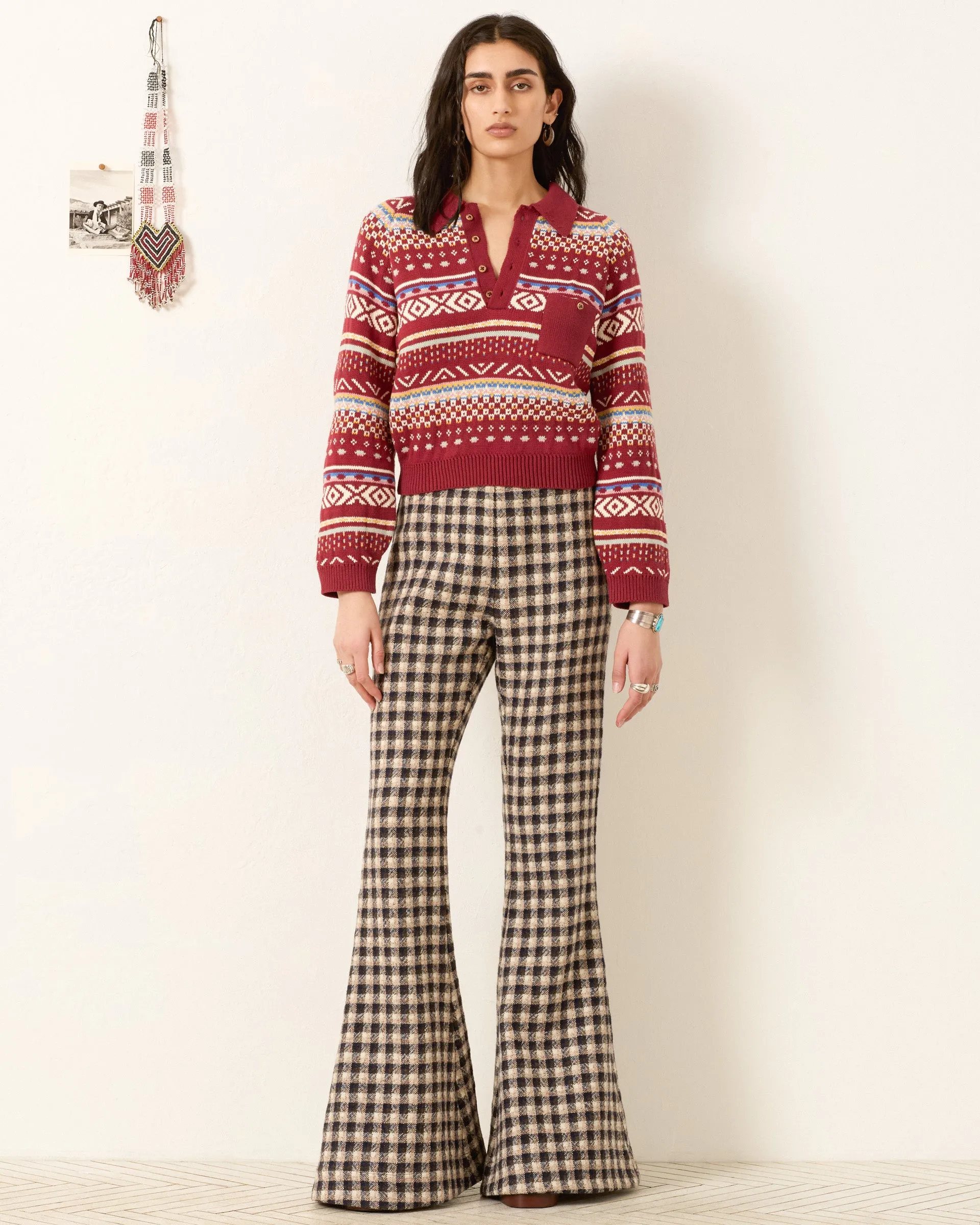Liza Mesa Fair Isle Top sold by Alix of Bohemia product image thumbnail 3