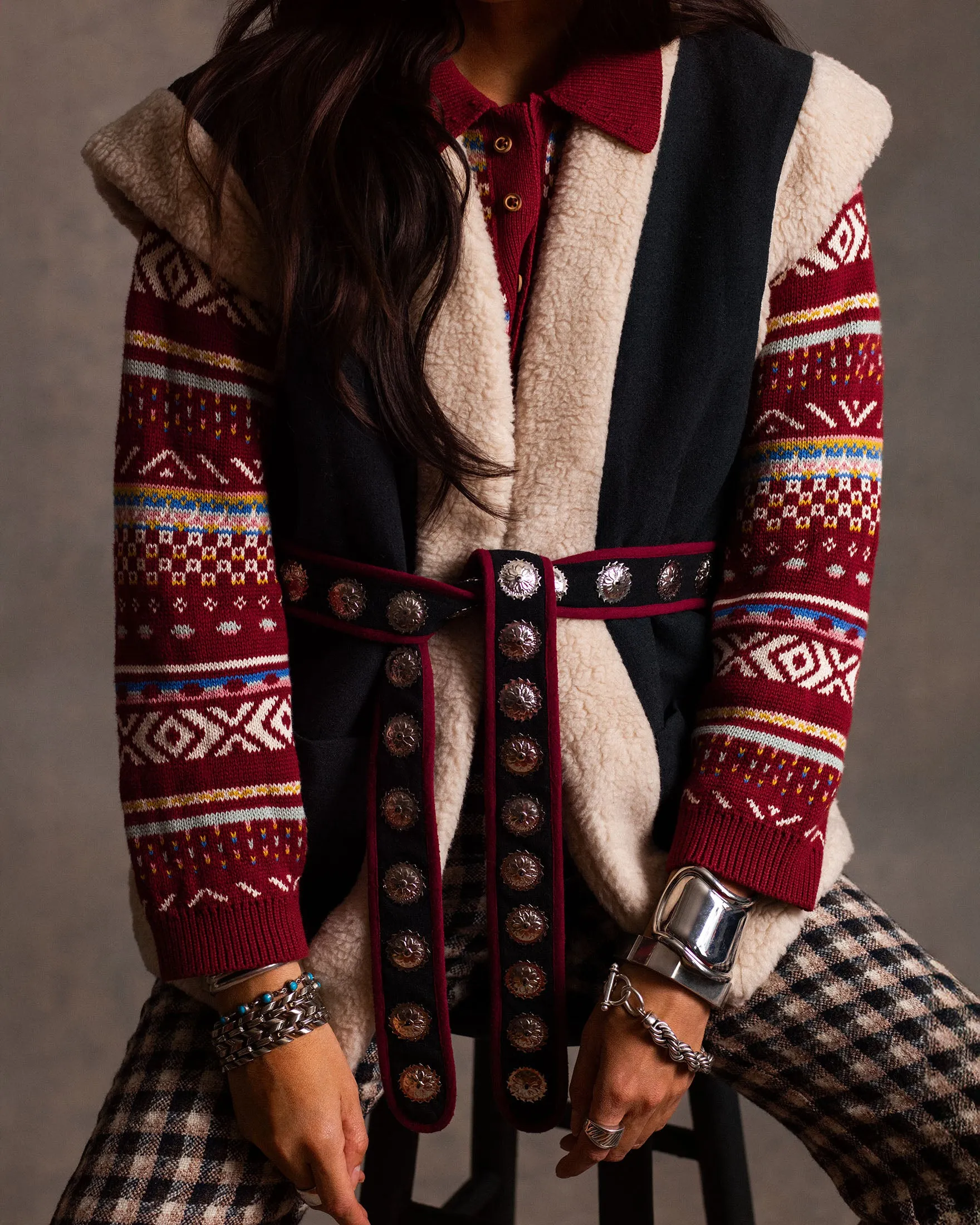 Liza Mesa Fair Isle Top sold by Alix of Bohemia product image thumbnail 2