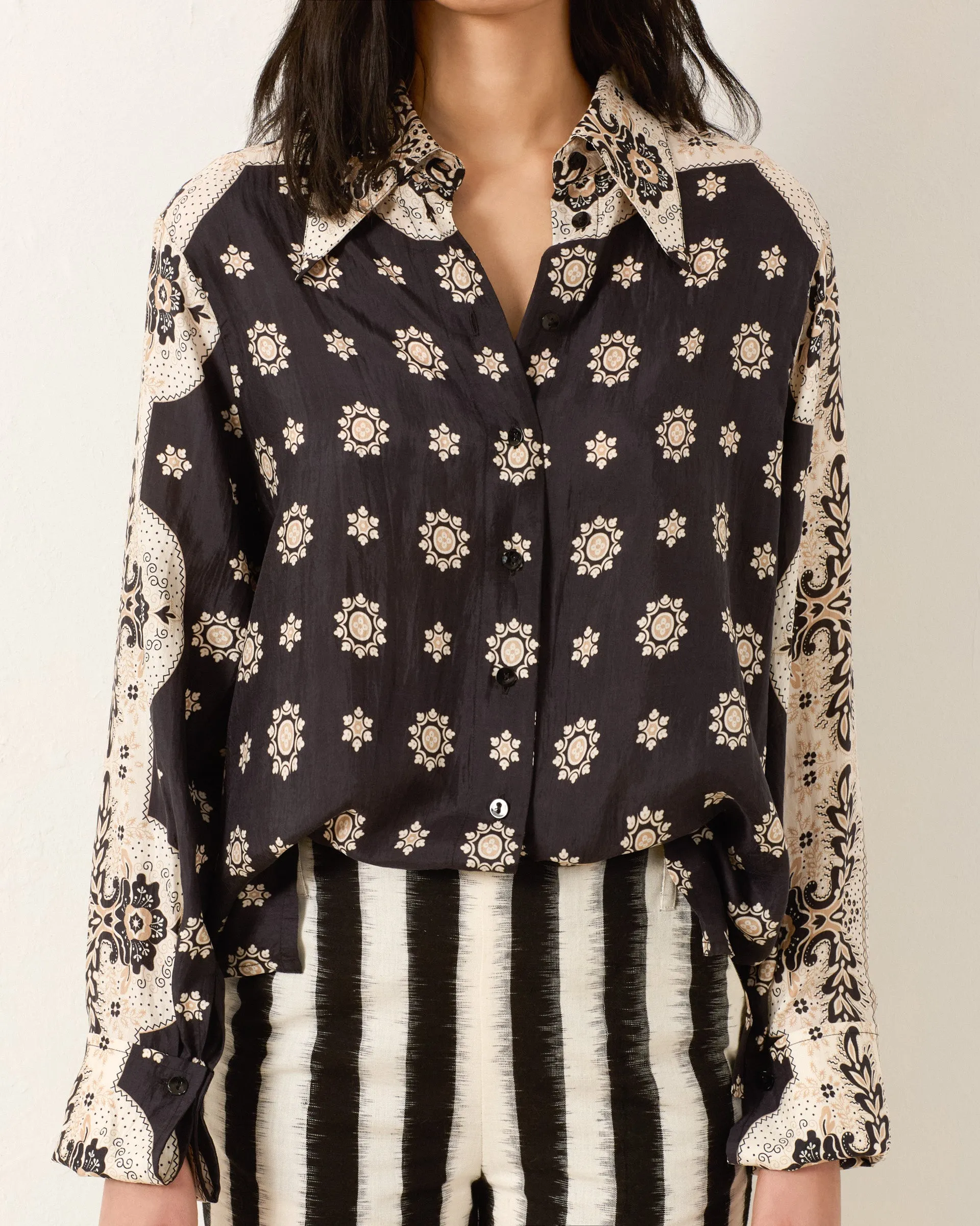 Dana Bronco Bandana Shirt sold by Alix of Bohemia product image thumbnail 4