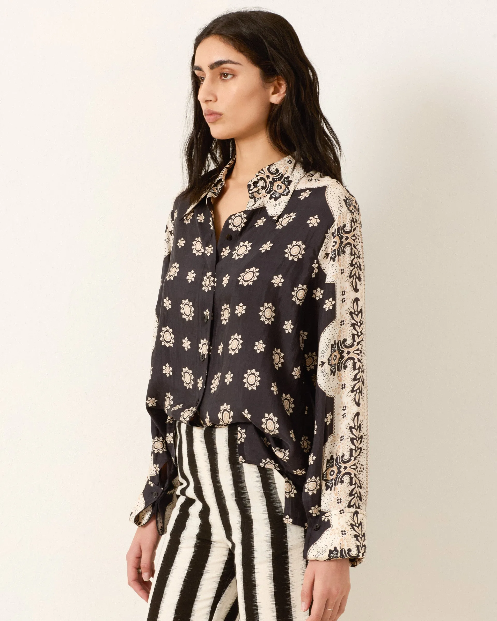 Dana Bronco Bandana Shirt sold by Alix of Bohemia product image thumbnail 3