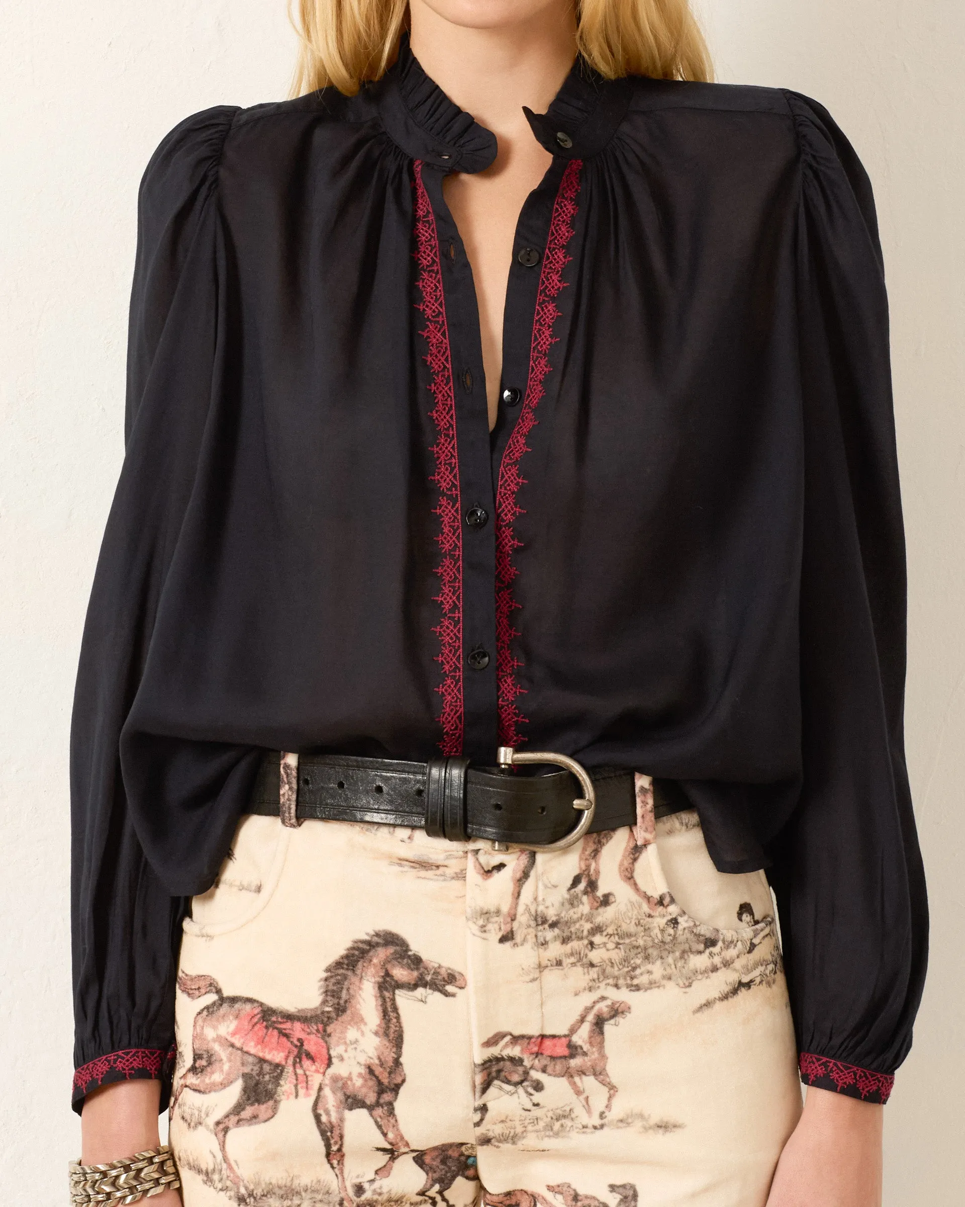 Annabel Raven Wing Shirt sold by Alix of Bohemia product image thumbnail 4