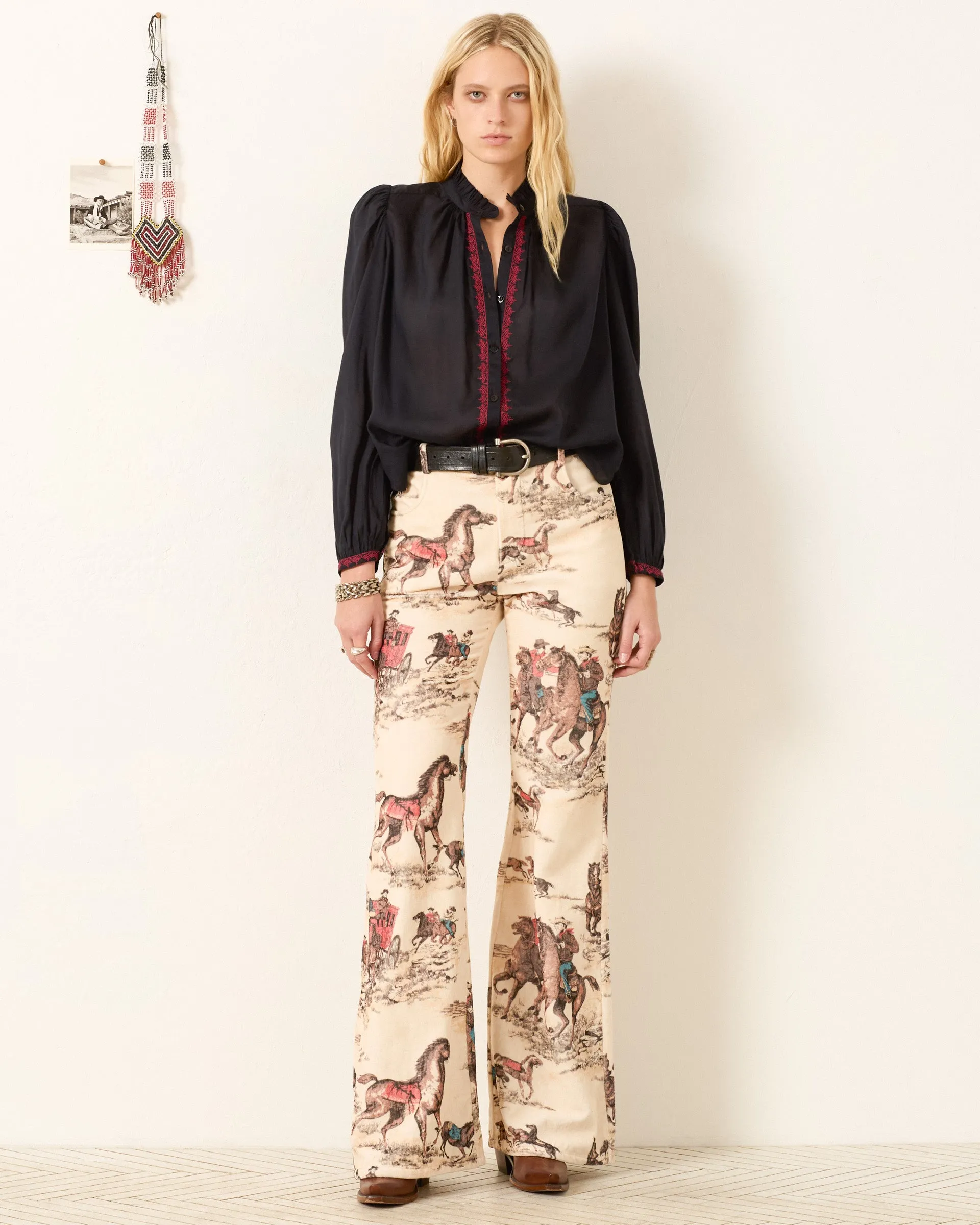 Annabel Raven Wing Shirt sold by Alix of Bohemia product image thumbnail 2