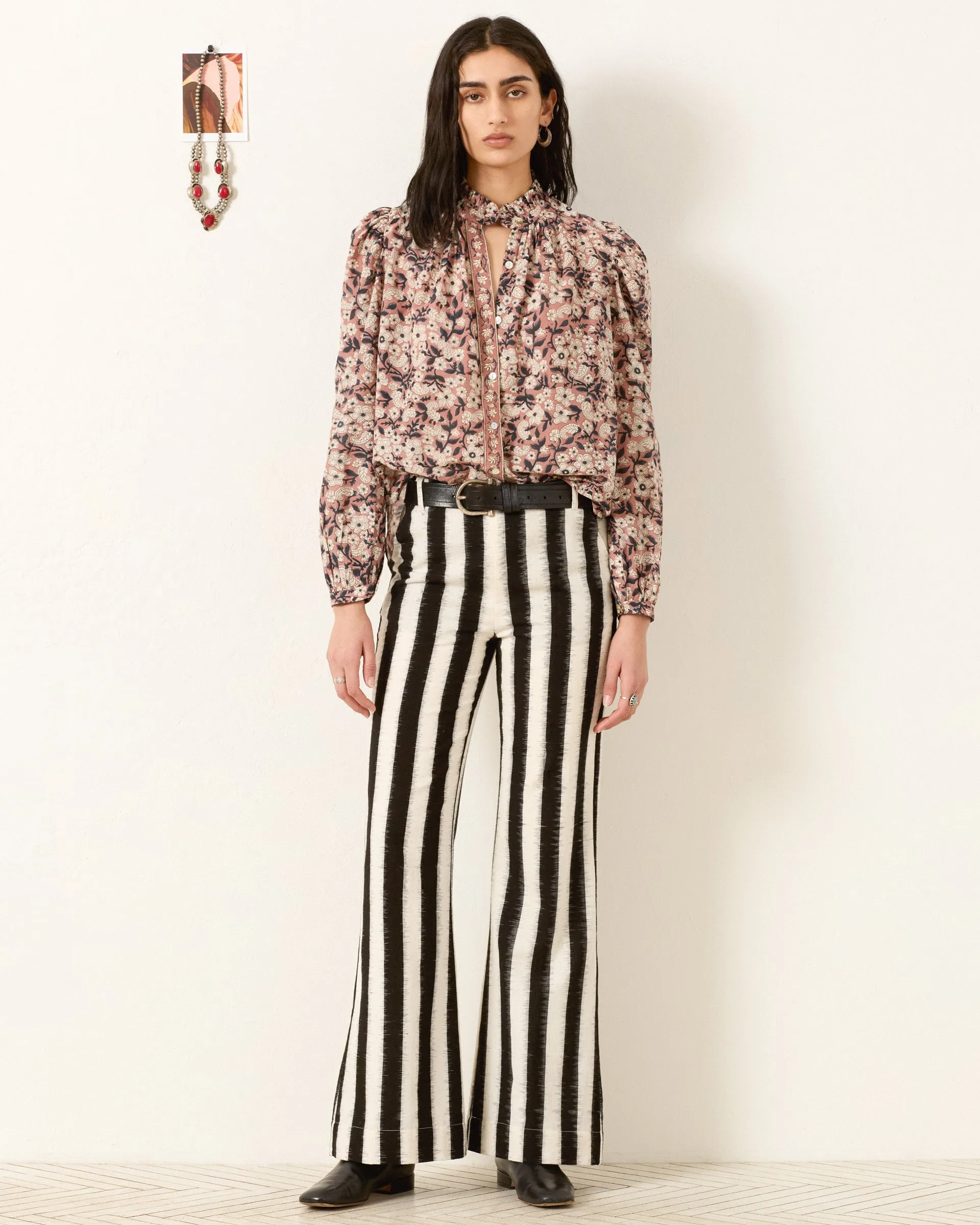 Annabel Sepia Floral Shirt sold by Alix of Bohemia product image thumbnail 2