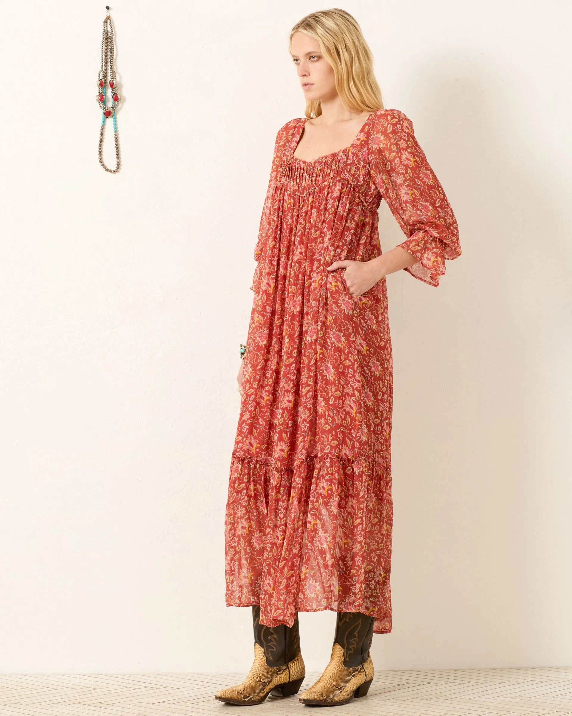 Lilium Sunset Ember Dress sold by Alix of Bohemia product image thumbnail 2