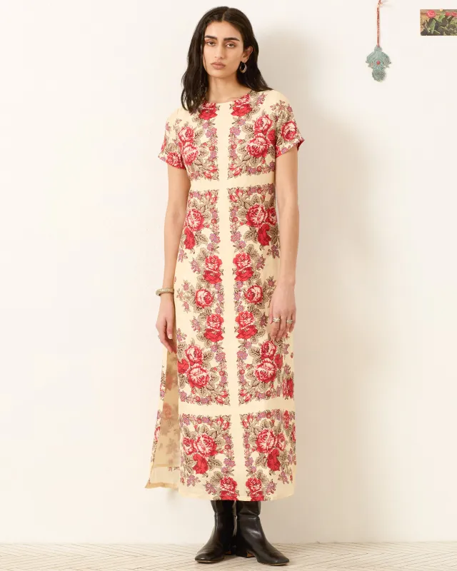 Preeti Rosebush Silk Dress sold by Alix of Bohemia